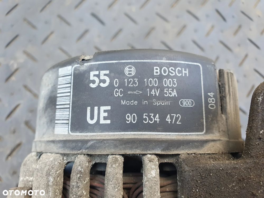 OPEL CORSA B 1.0 12V ALTERNATOR 55A 90534472 0123100003 BOSCH ORYGINAŁ POSIADAM 4SZT - 3