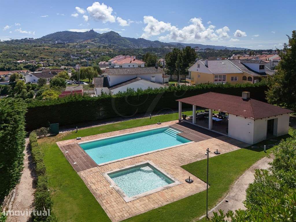 Moradia T5+2 c/piscina e Vista sobre Palácio de Sintra e Serra | Si... - Grande imagem: 3/60