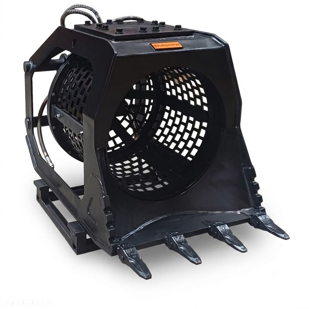 Nowa Łyżka Przesiewająca Bębnowa Sito 40x40 mm 5- 8 Ton BK-Hammer - 1