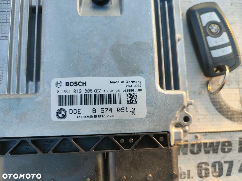 BMW F10 F11 2.0d N47 184KM Sterownik Silnika Zestaw Startowy 8574091 - 2