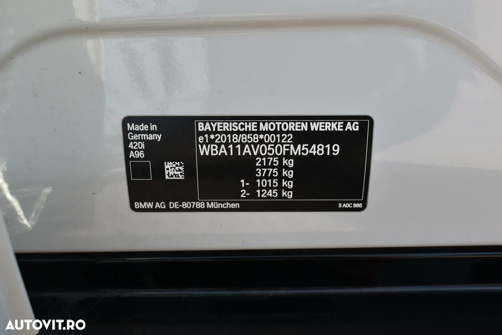 BMW Seria 4 420i AT - 11