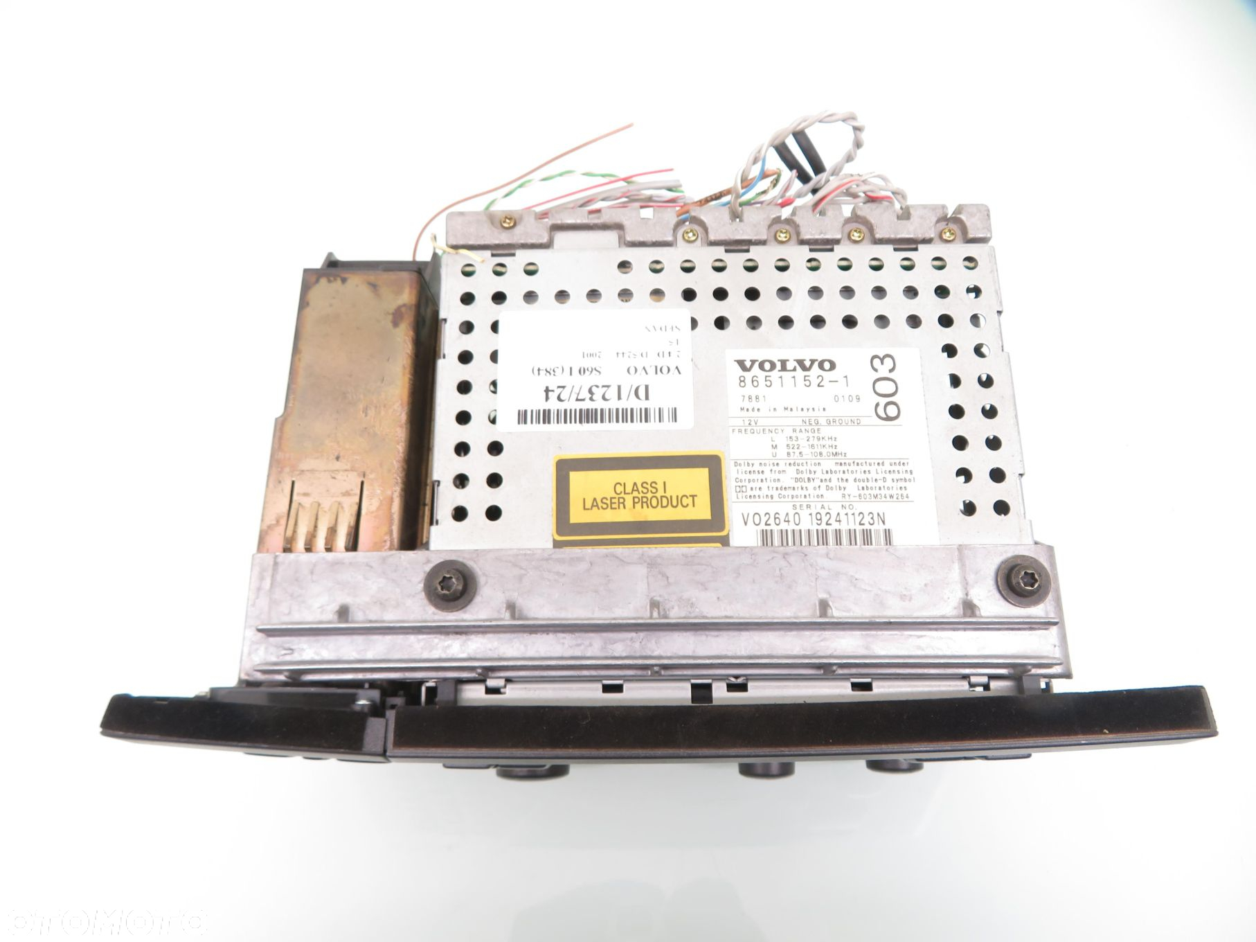 RADIO CD PANEL TELEFONU VOLVO S60 I 86511521 8673830 - 8