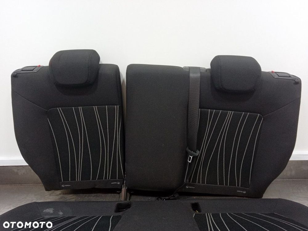 OPEL CORSA D 3D KANAPA TYLNA TYŁ PASY KOMPLET - 2