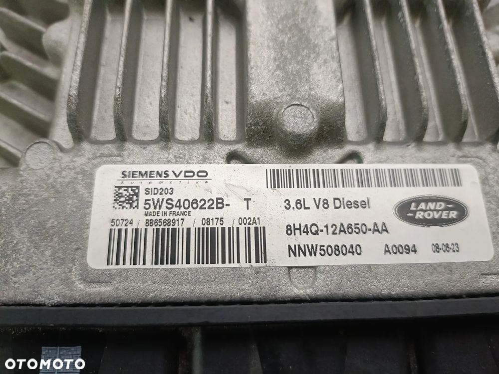 LAND ROVER RANGE ROVER III L320 01-12 r. 3,6 TDV8 368DT sterownik silnika + - 2