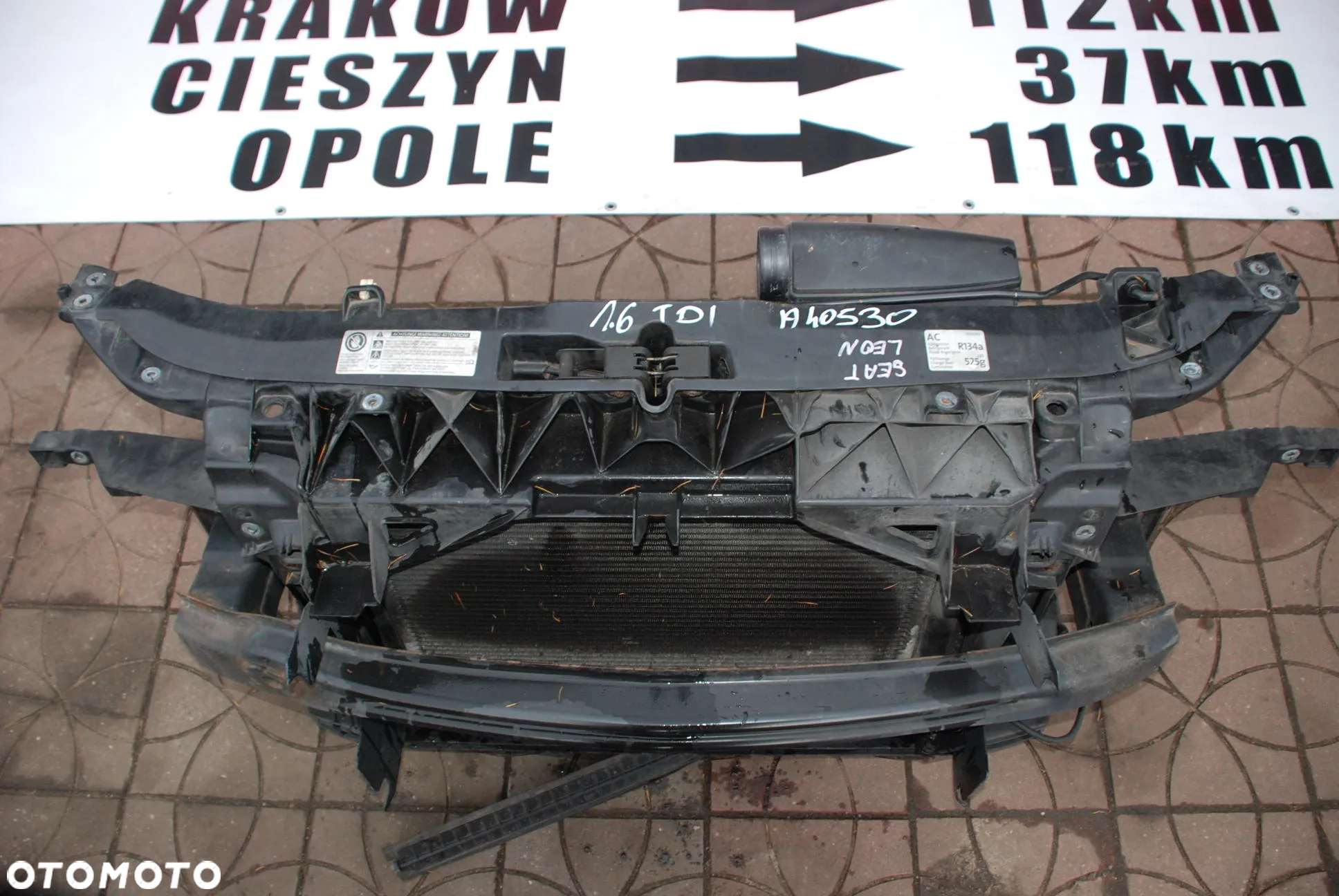 seat leon II pas przedni 1.6 TDI nr A40530 WYSYŁKA - 3