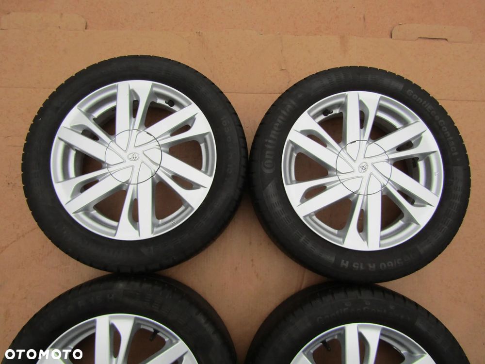 4x FELGI KOŁA 15 Citroen C1 Toyota Aygo II IQ Peugeot 107 108 / + Opony 165/60 LETNIE - 4
