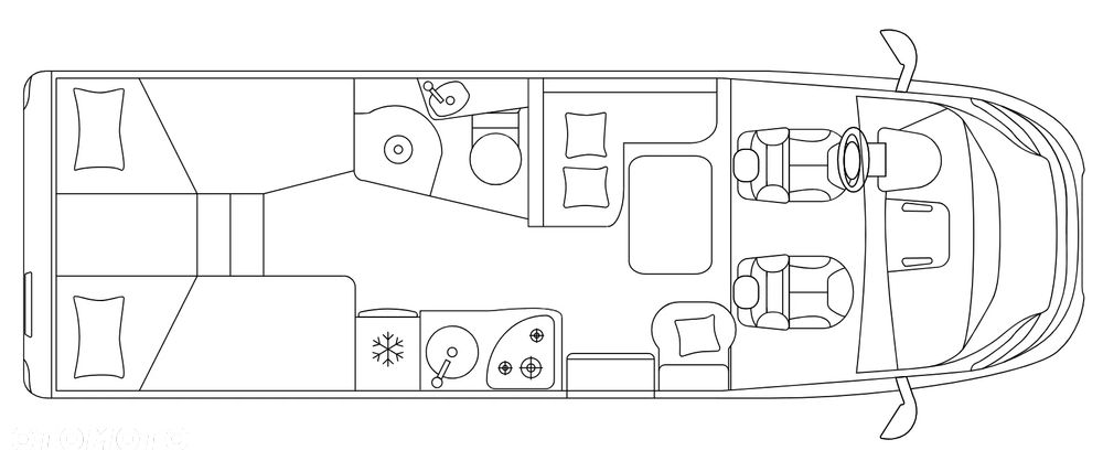 Laika ECOVIP L3009 PÓŁINTEGRA FULL LED HYMER GR. FIAT DUCATO OD RĘKI - 2