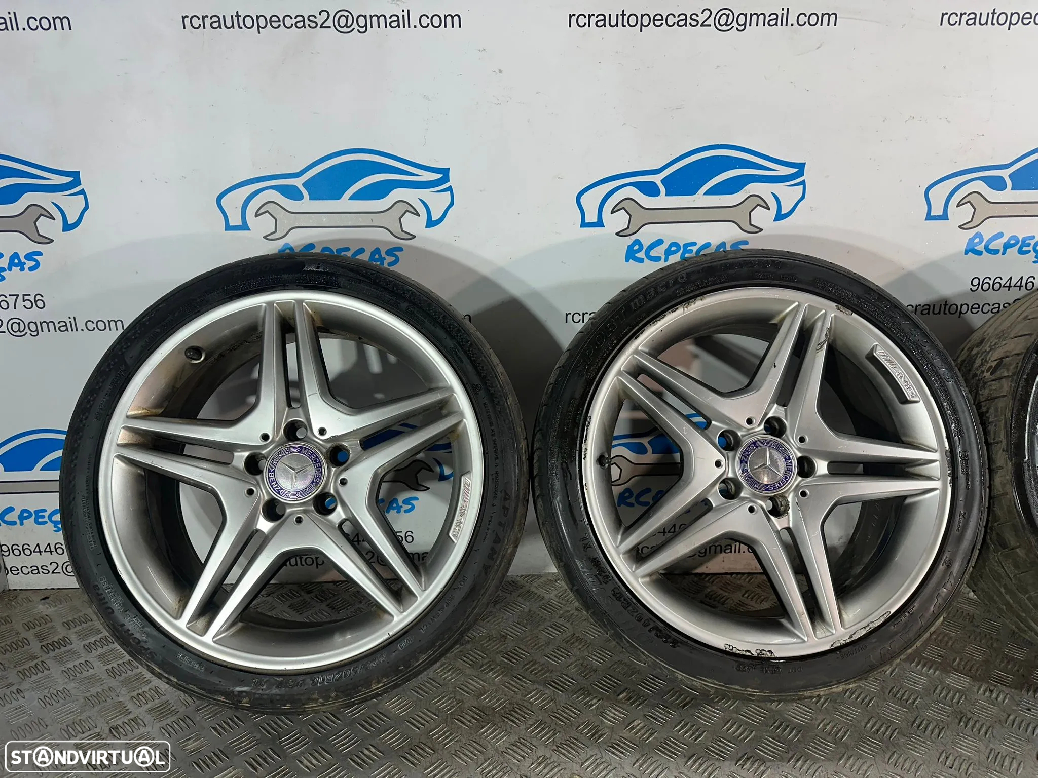 .Conjunto Jantes 18 Originais AMG Mercedes Benz 5x112 7.5J ET52 - 5