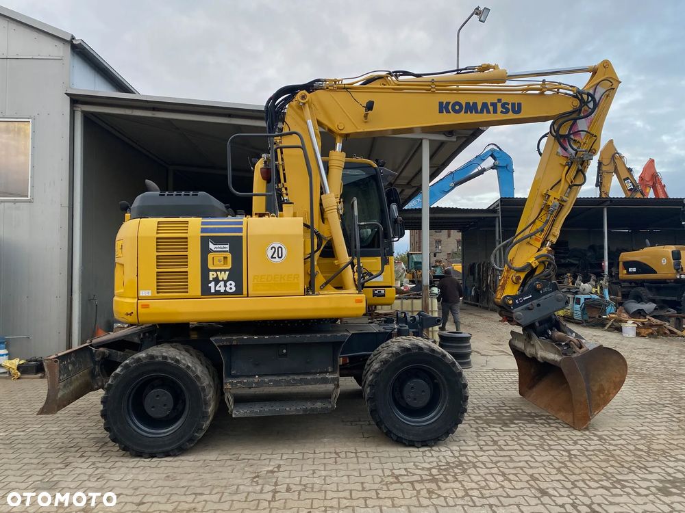Komatsu PW148 -8, 2015 ROK, KRÓTKI TYŁ, Z NIEMIEC, SERWISOWANA W KOMATSU - 5
