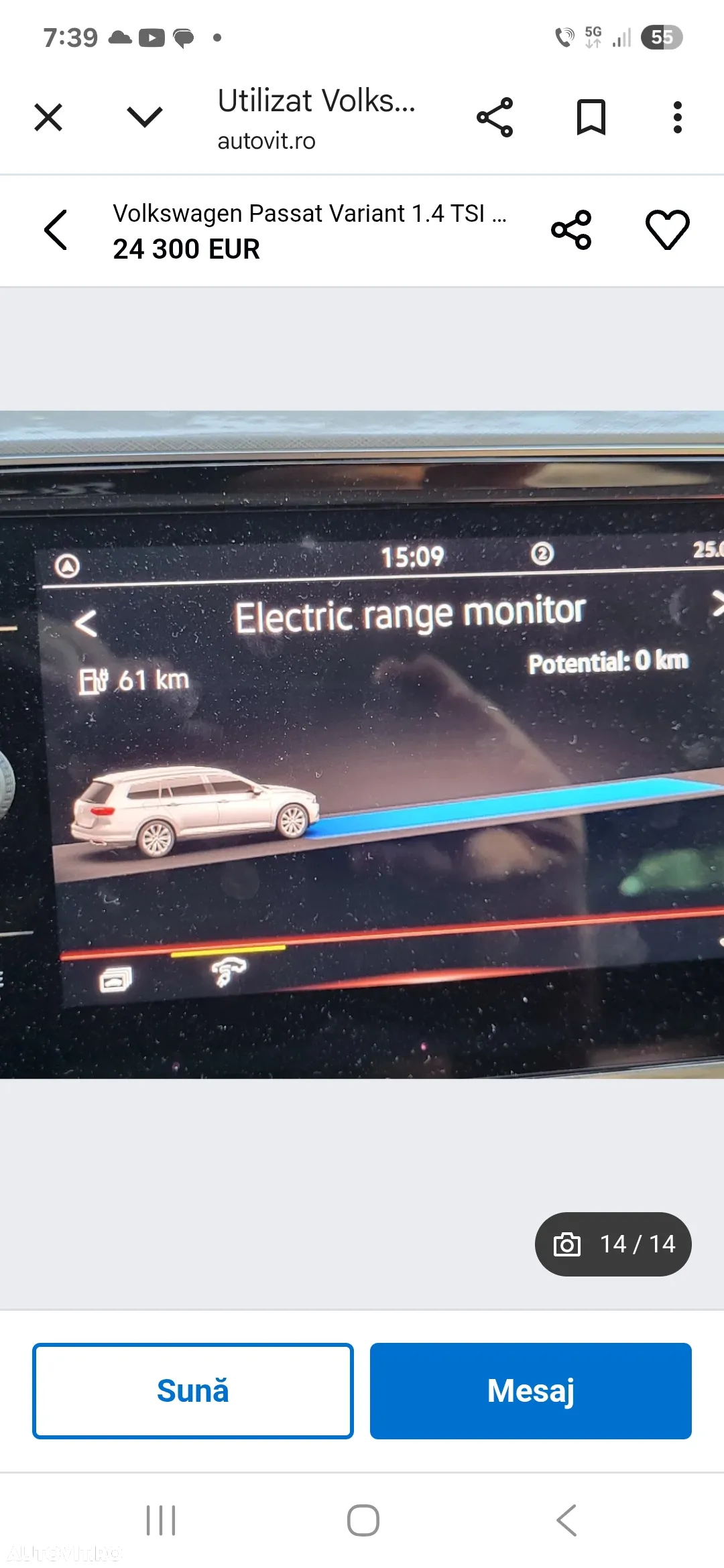 Volkswagen Passat Variant 1.4 TSI Plug-In-Hybrid DSG GTE - 12