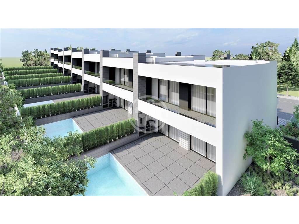 Moradias em Banda T3 com Piscina Privada em Construção em Almancil - Grande imagem: 2/21