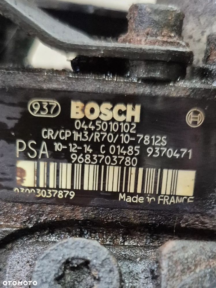 POMPA WTRYSKOWA PARTNER BERLINGO III 1.6 HDI 08r.+ - 2
