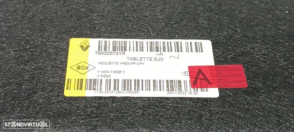 CHAPELEIRA DA MALA DACIA SANDERO III ( 2020-... ) COMFORT - 3