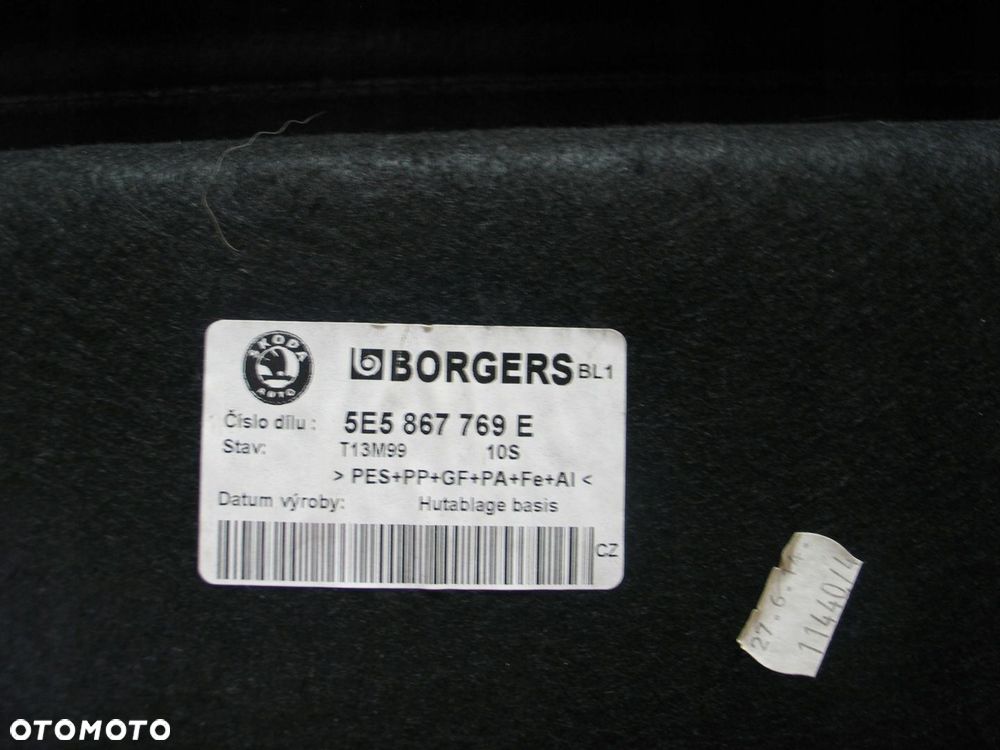 polka bagaznika skoda octavia 3 III 5E5867769E - 8