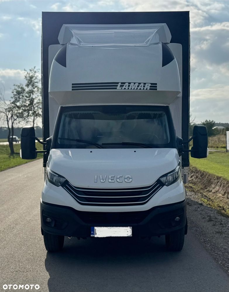 Iveco Daily 2023r Hi-Matic‼️72C18H ‼️3.0 // Winda składana pod spodem Bar 1500KG // Plandeka 16 Palet 2x Firanka + Dach zsuwany + drzwi z tyłu Najnowsze TACHO G2V2 ‼️Wysokość rampowa Full LED Tempomat Aktywny ACC Salon Polska  6.50mx2.47mx2.80m DMC7200KG Faktura Vat 23 - 5