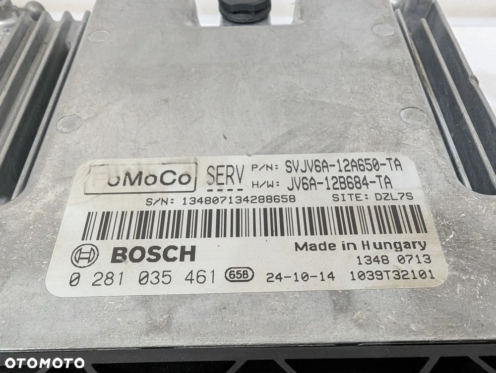 FORD TRANSIT CUSTOM KOMPUTER STEROWNIK SILNIKA SVJV6A-12A650-TA JV6A-12B684-TA - 6