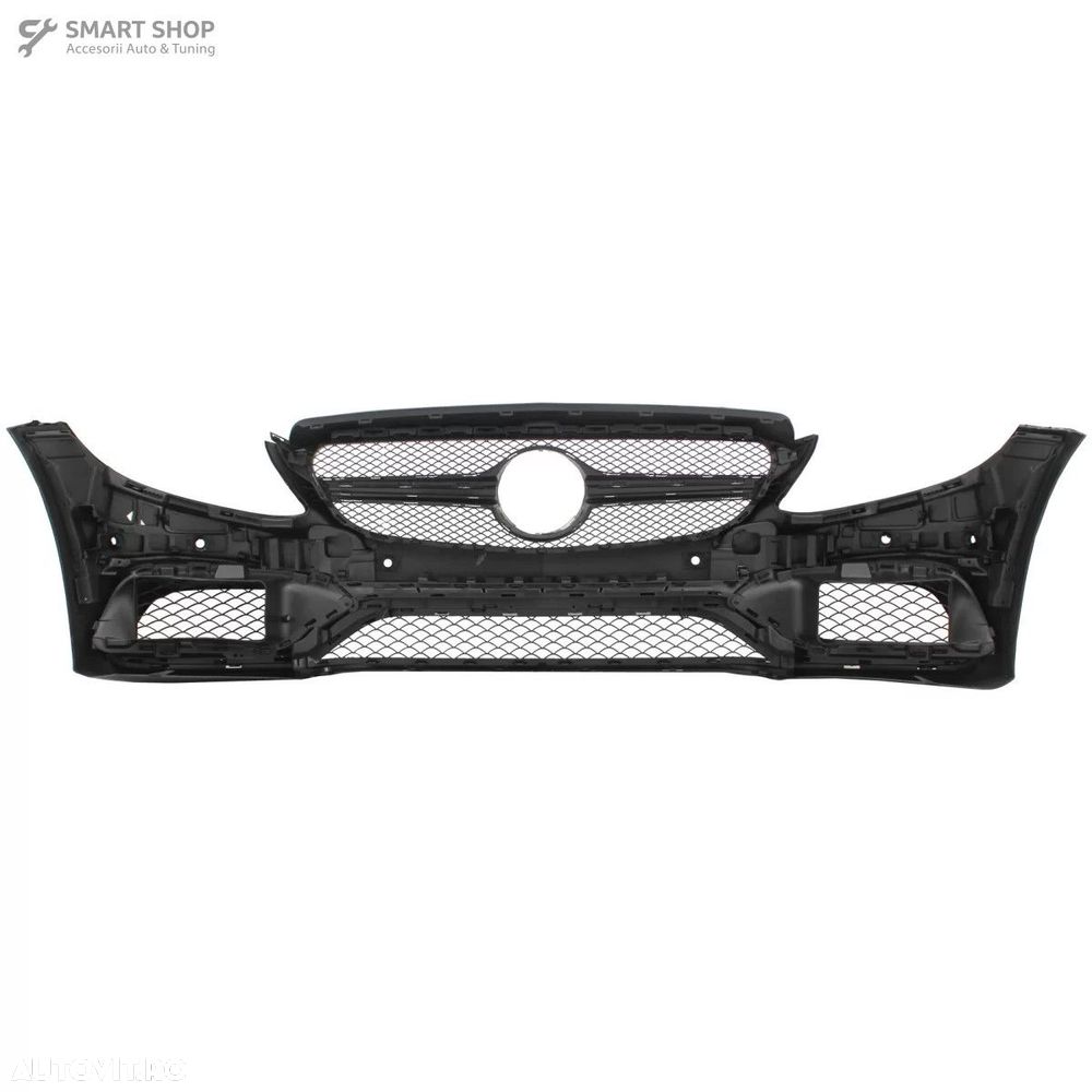 Bara Fata cu Grile si Difuzor Spate cu Ornamente Cromate Mercedes C-Cl - 6