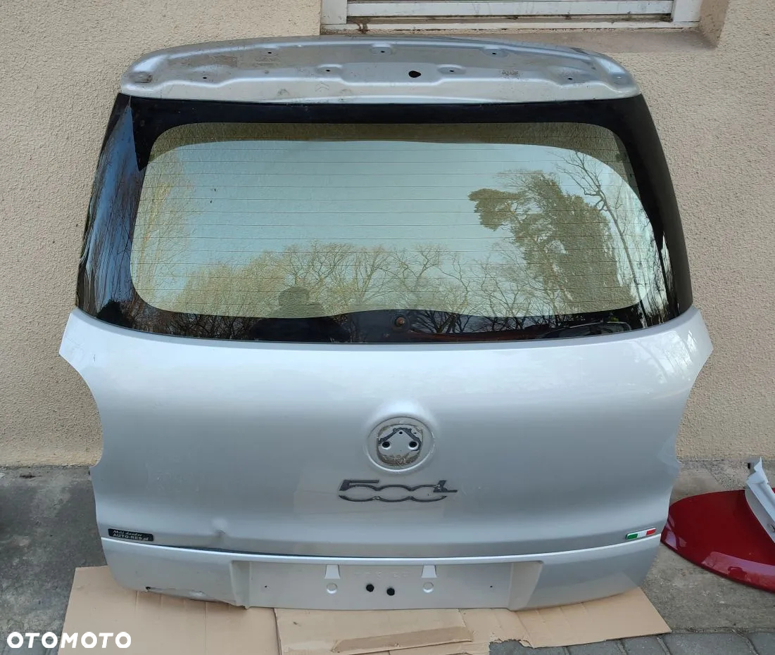 FIAT 500L Klapa bagażnika po lifcie 2018 kolor srebrny - 2