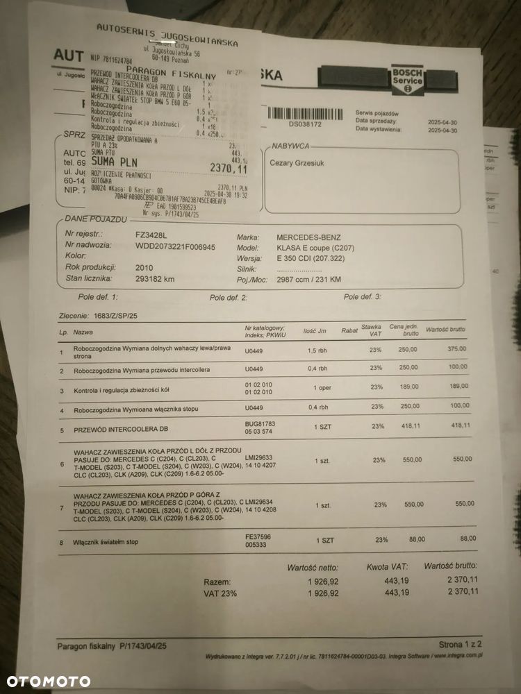 Mercedes-Benz Klasa E - 15