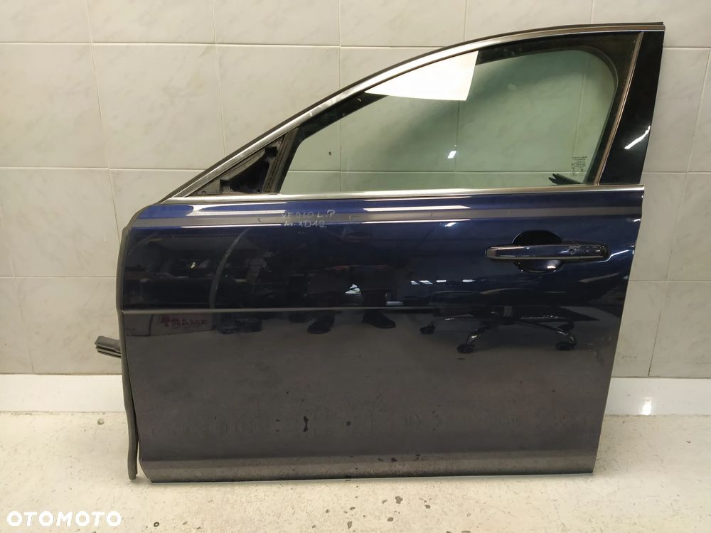 JAGUAR XF X260 DRZWI LEWY PRAWY TYŁ TYLNE PRZÓD PRZEDNIE SZYBY LOGOWANE RAMKA CHROM KLAMKI KOMPLETNE + ZAWIASY ORYGINAŁ - 3