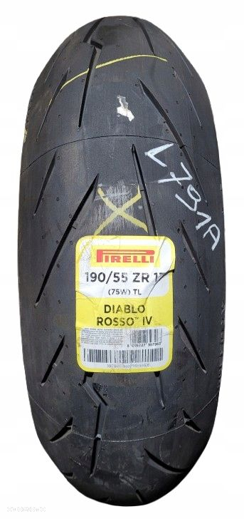 1x Pirelli Diablo Rosso IV 190/55R17 75W L791A