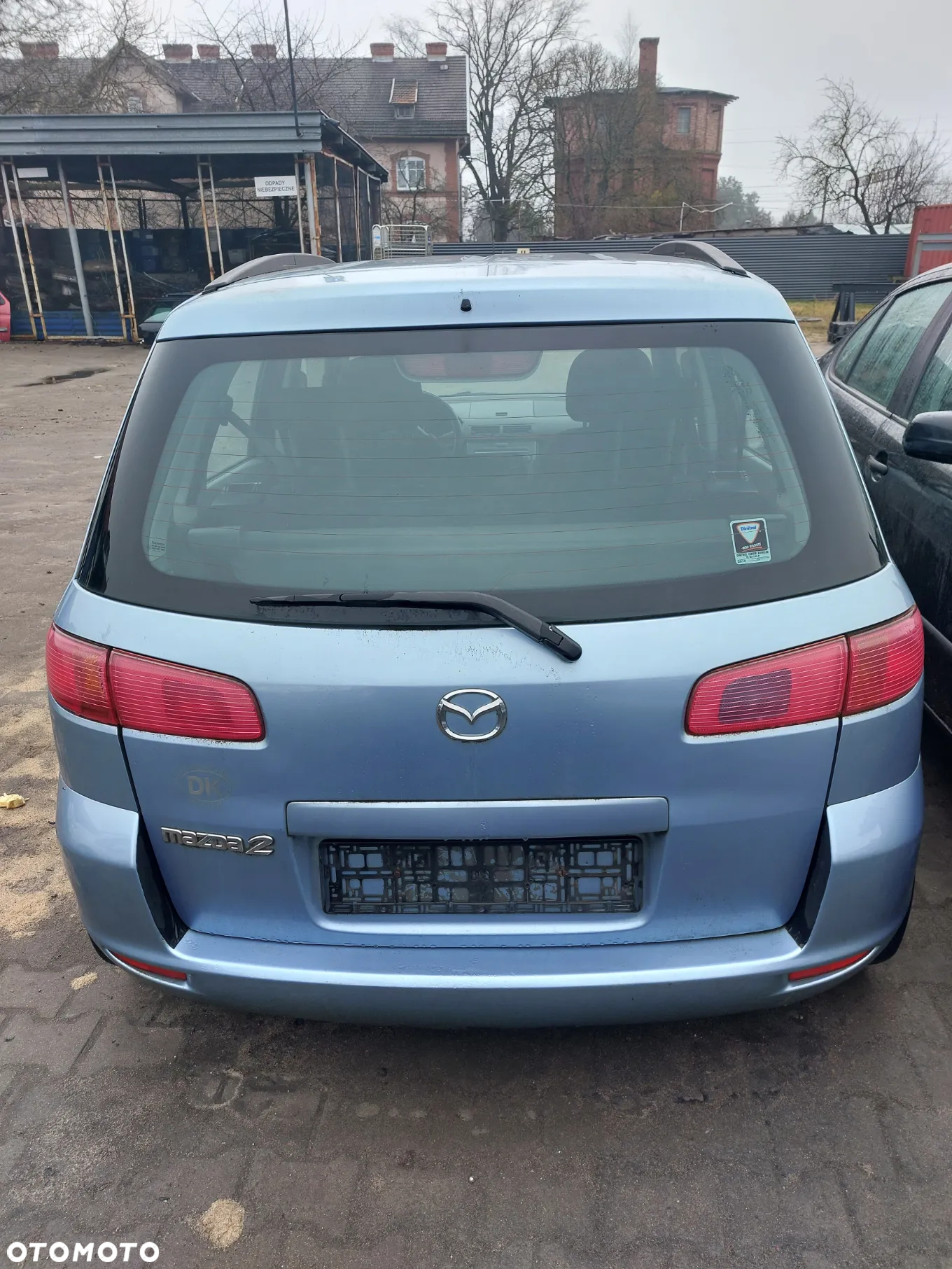 MAZDA 2 2004 r. 1,4 benz na części drzwi szyby lusterko klapa maska lampy zamek klamka - 9