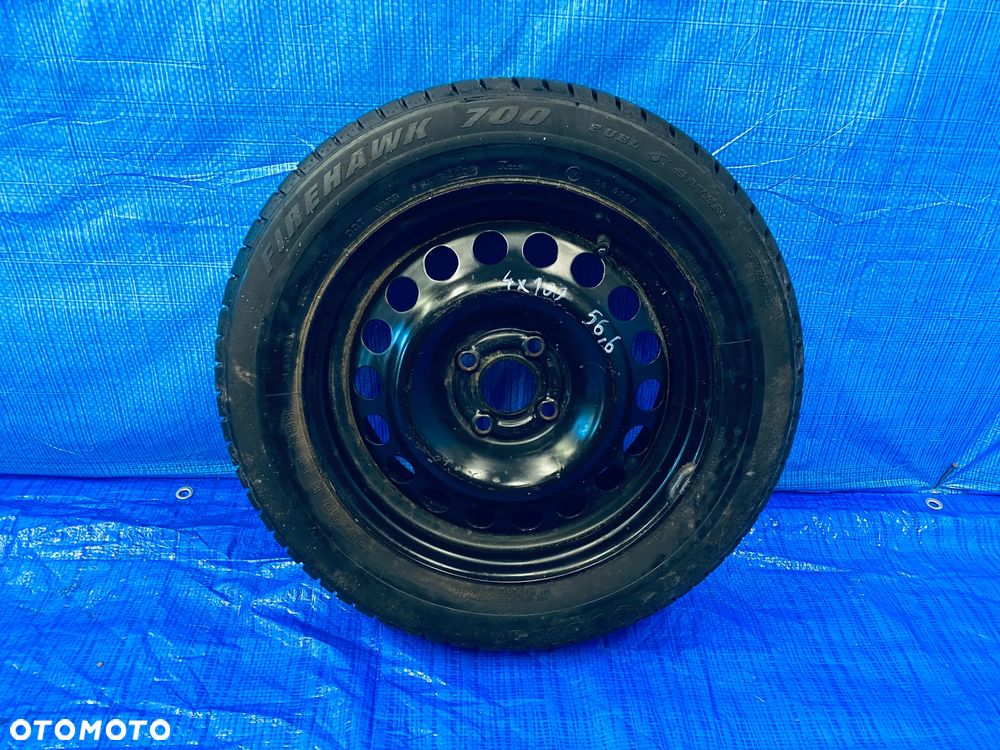 KOŁO ZAPASOWE DOJAZDOWE FELGA STALOWA 6J X 15" 4x100  56,6MM  ET 49 ; OPEL 2150143 ; OPONA 195/60R15 ; OPEL OE Astra G ; Astra H ; Corsa C, D, E ; Vectra B ; Meriva A - 2
