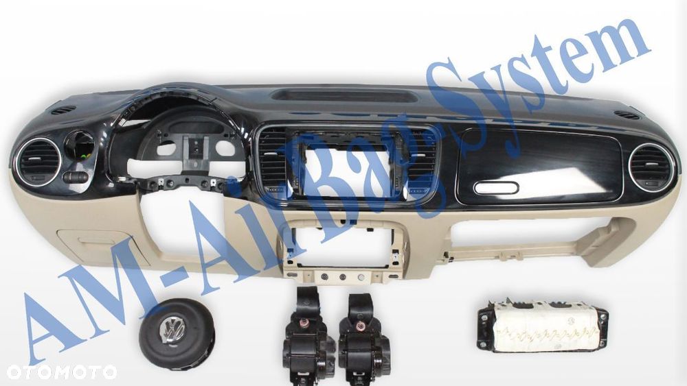 VW New Beetle Deska Poduszki Pasy AirBag Konsola Kokpit Regeneracja Naprawa - 2