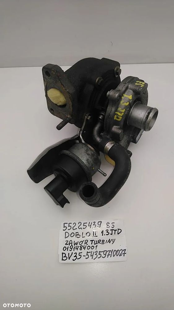 TURBINA 1.3 JTD 16V 90KM 95KM E5 DOBLO II 55225439 BV35-5435971002 - 3