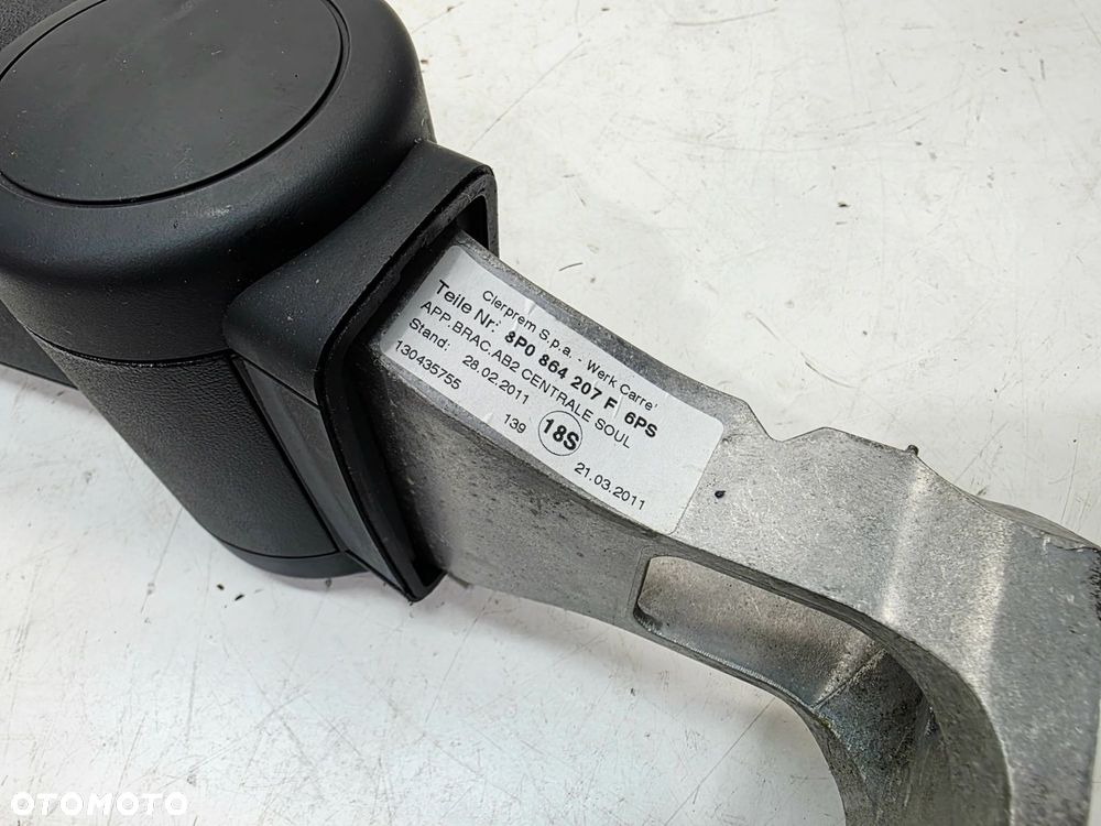 PODŁOKIETNIK PRZÓD REGULOWANY AUDI A3 8P 8P0864207F 6PS SOUL - 6