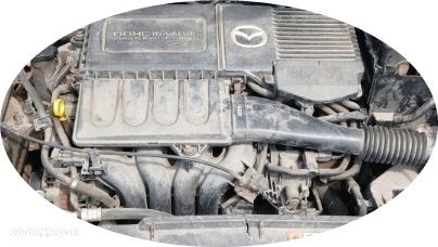 MAZDA 3 1,6 16V SILNIK GOŁY SŁUPEK BEZ OSPRZĘTU Z627 - 1