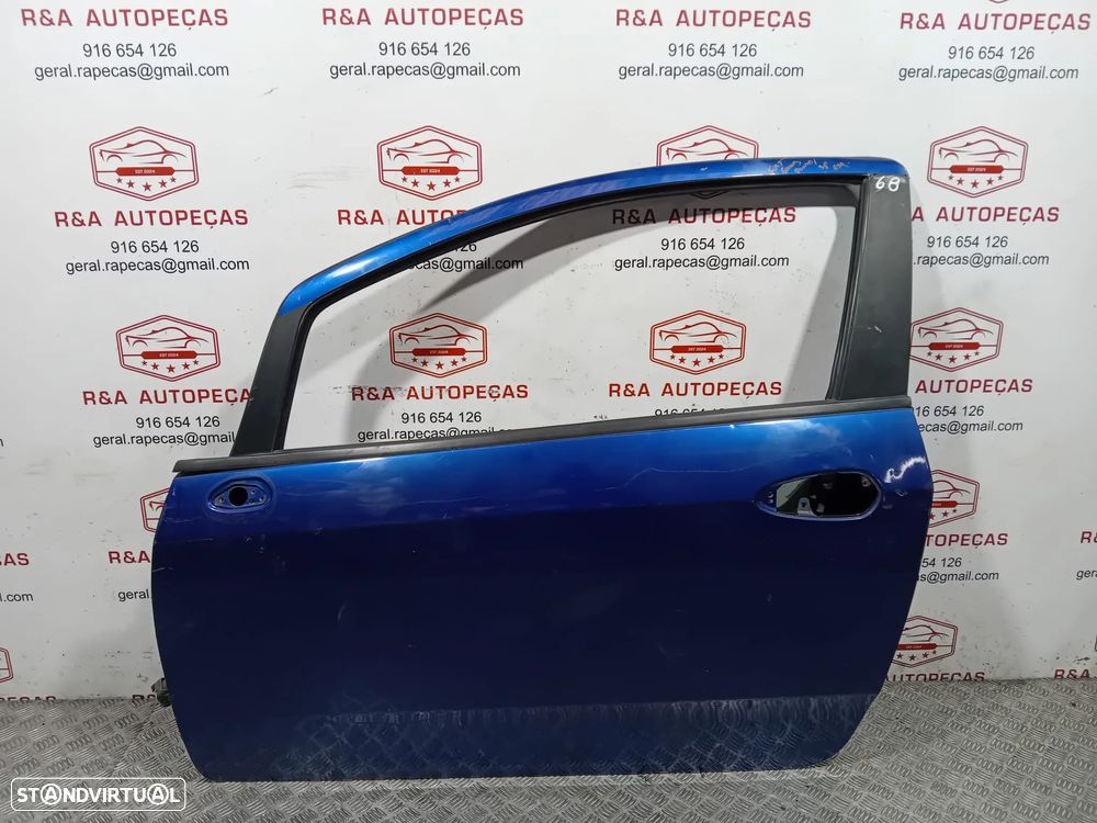 Porta Frente Frontal Esquerdo Fiat Grand Punto 199 3 Portas Original - 1