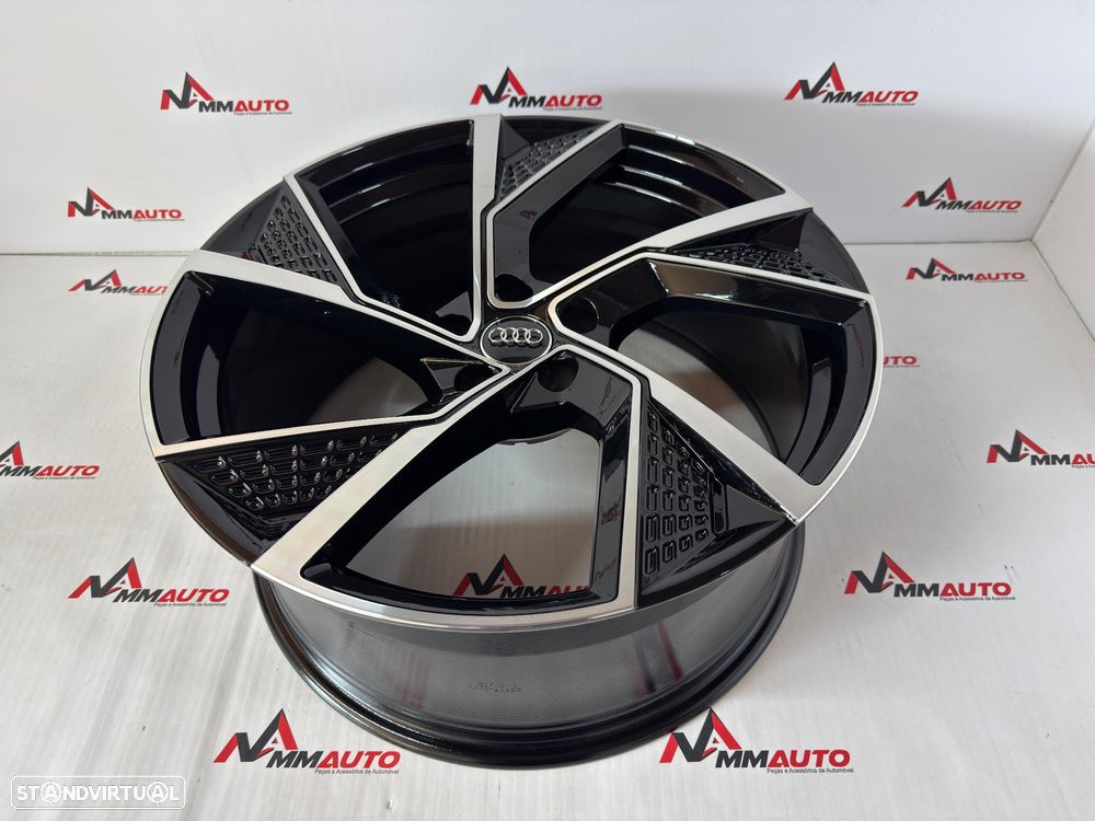 Jantes Look Audi S5 Preto Polido 20 - 5