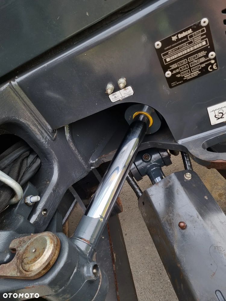 Bobcat E50Z Koparka 5 ton Jak Nowa 2022rok z norwegii 1300mtg Klimatyzacja. uwaga (mały defekt) błąd komunikacji. Silnik perfekt okazyjna cena - 7