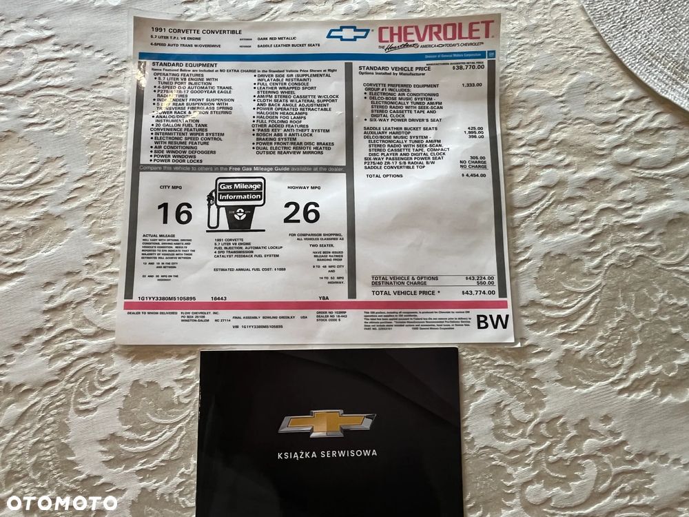 Chevrolet Corvette Convertible 5.7 - 34