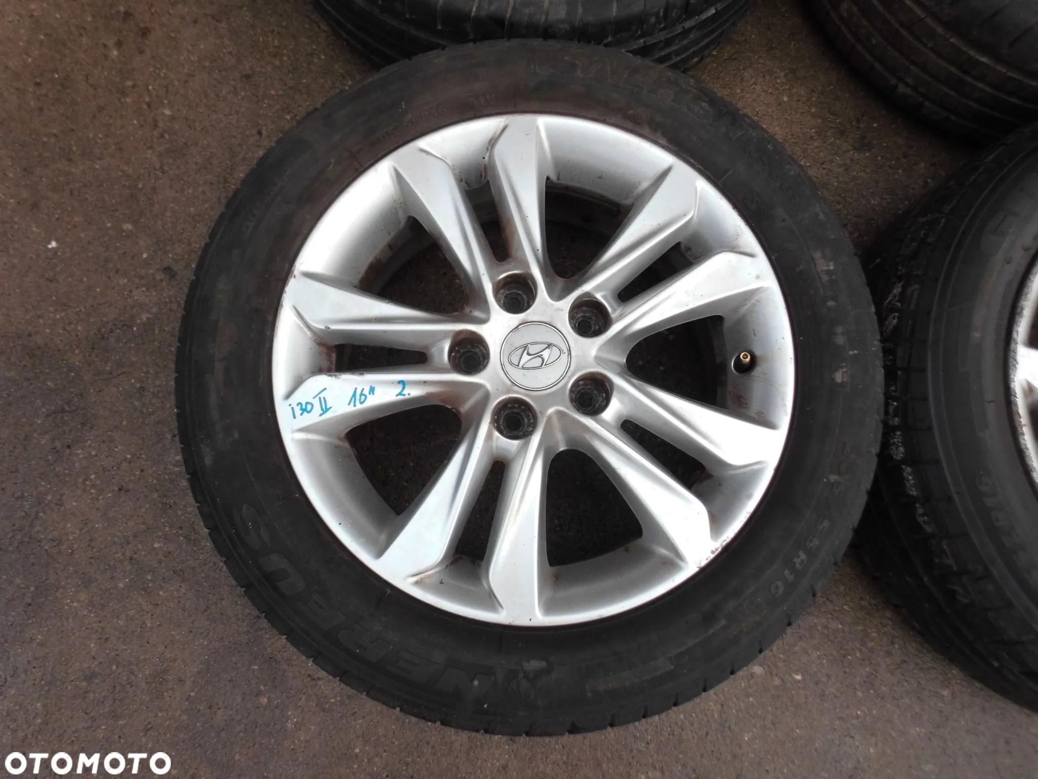 KOŁA FELGI ALUMINIOWE OPONY LETNIE 205/55R16 HYUNDAI I30 II KIA CEED II - 3
