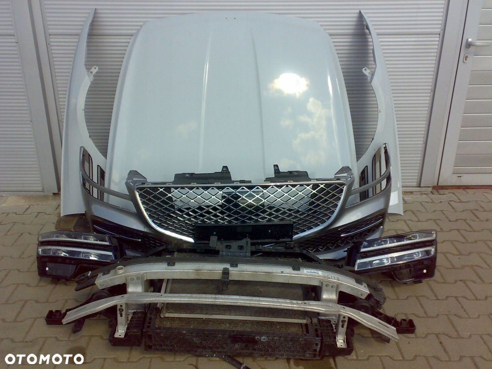 genesis g80 2021 - przÓd maska belka chŁodnice bŁotnik - 1