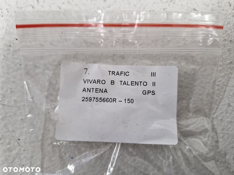 renault trafic iii 3 vivaro b talento ii 2 antena gps 259755660r - 5
