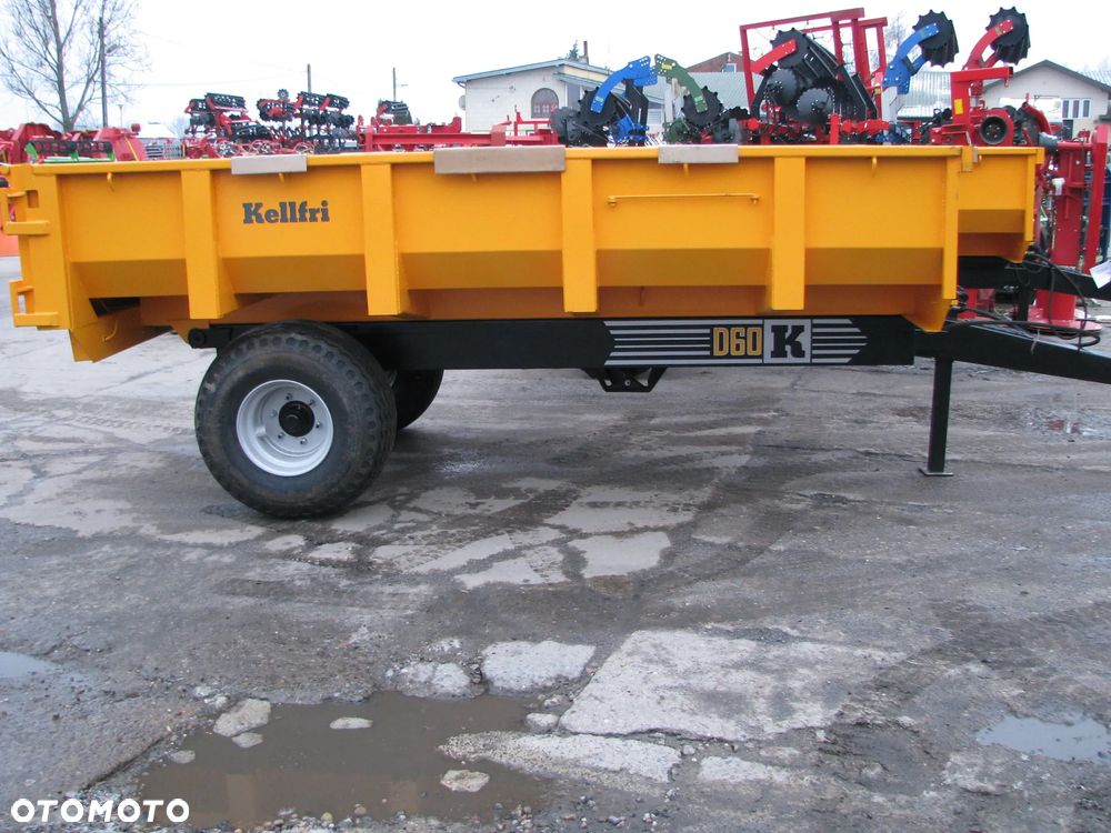 Inny Przyczepa budowlana KELLFRI - 6Ton - 9-Ton skorupowa - wywrot do tyłu - 1