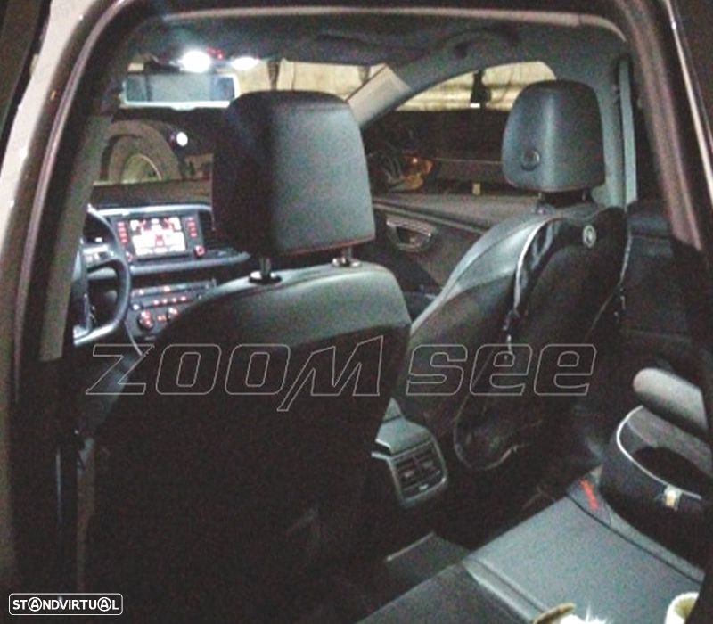 KIT COMPLETO 10 LAMPADAS LED INTERIOR PARA SKODA OCTAVIA MK 1 MKI RS 1U2 96-04 - 6