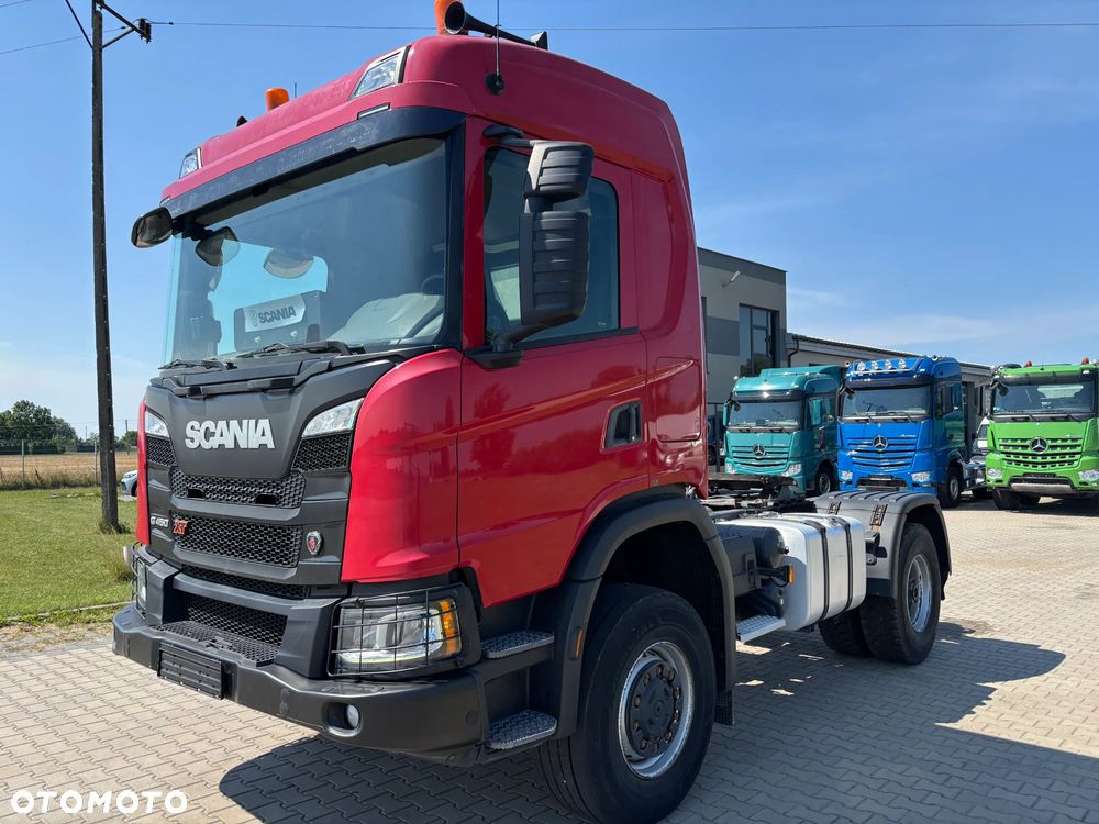 Scania G450 XT 4x4 stały napęd , skrzynia redukcyjna , biegi terenowe , hydraulika do wywrotu, z Niemiec ,opticrusie ze sprzęgłem - 2