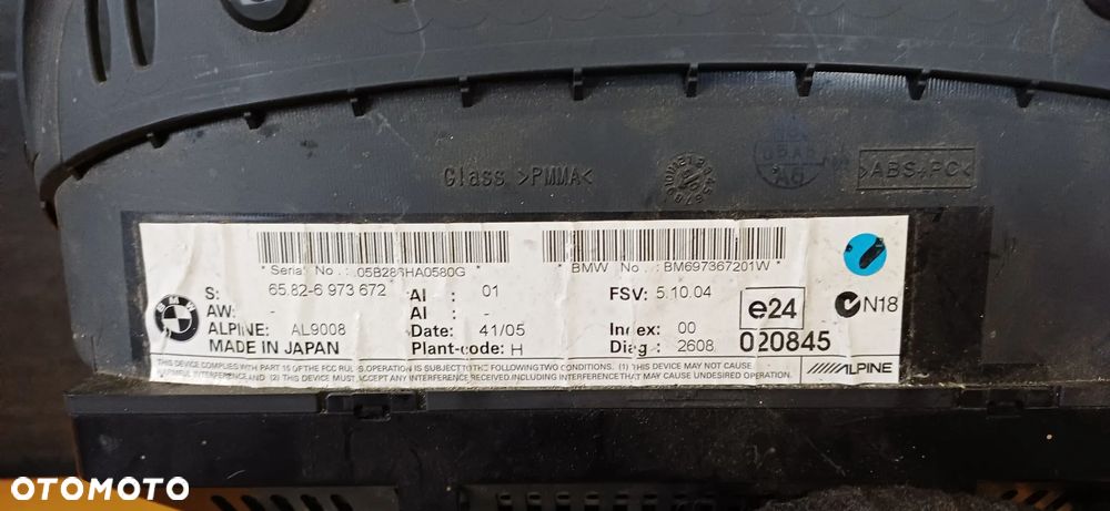 BMW E90 E91 CCC 6987692 RADIO CD DUŻA NAWIGACJA - 6