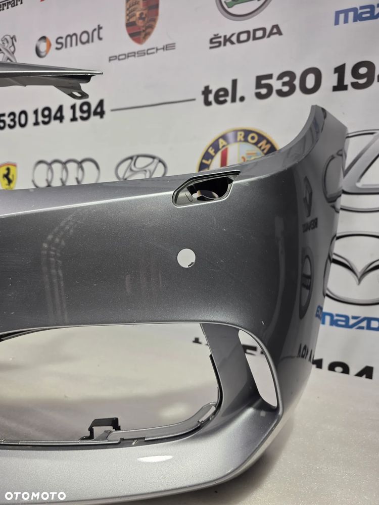 BMW F32 / F33 / F36 LIFT 12- ŁADNY ZDERZAK PRZEDNI PRZÓD NA SPRYSKI + 4xPDC SZARY / GRAFITOWY METALIK SPACEGRAU , NR 51117294651 / 7294651 , NR AUKCJI NZ1757 - 25