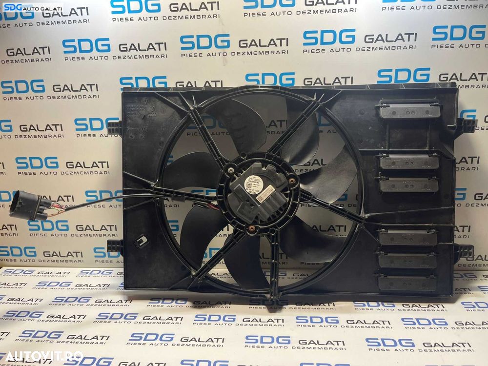 Ventilator Electroventilator Volkswagen Golf 7 1.6 TDI CLHA CLHB CRKB CXXB 2013 - 2017 Cod 5Q0959455AG 5Q0121203BB 5Q0121205C 5Q0121207J [2384] - 1