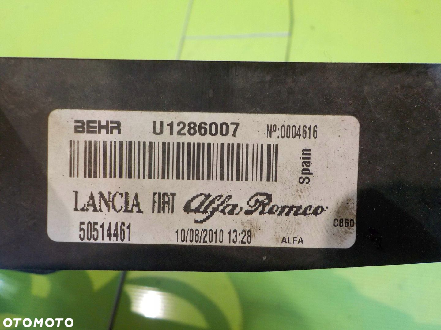 ALFA ROMEO GIULIETTA 1.4 T 10r wentylator chlodnicy 50514469 - 4