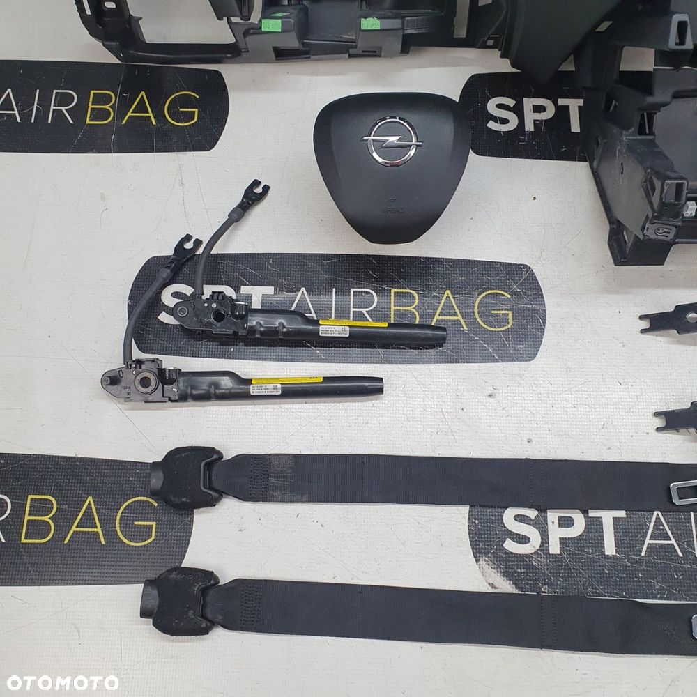 OPEL GRANDLAND LIFT DESKA ROZDZIELCZA KONSOLA KOKPIT PULPIT PODUSZKI AIRBAG AIR BAG PASY KIT SET - 6