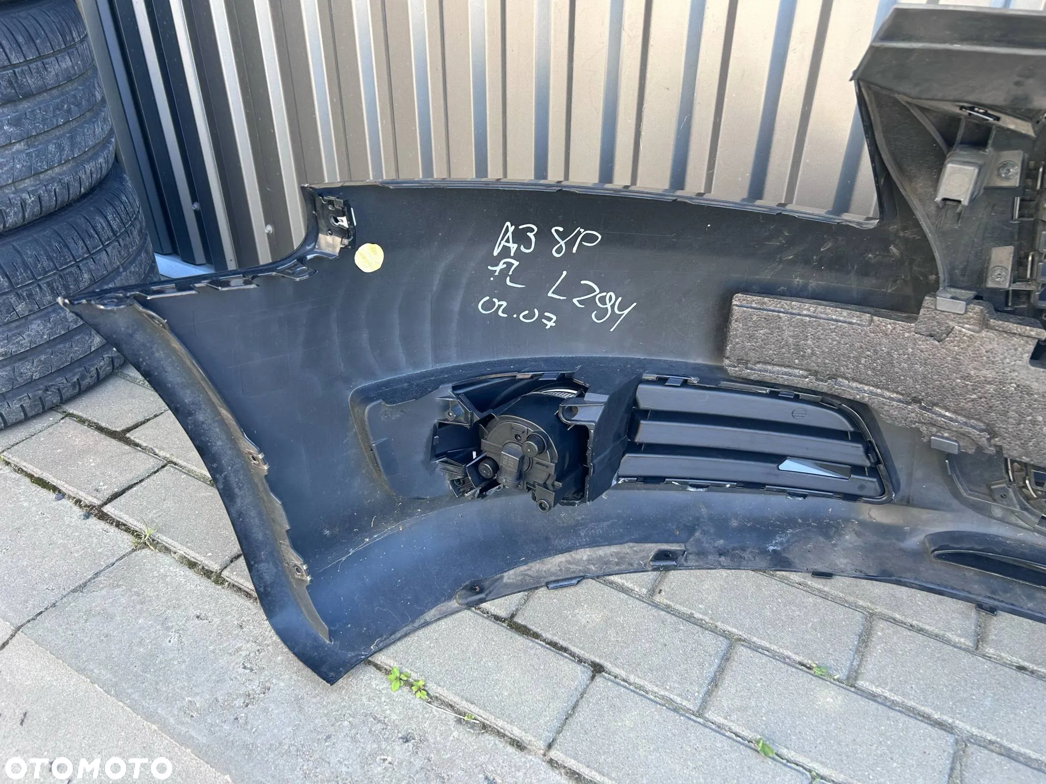 Audi A3 8P FL Lift  Zderzak Przód Przedni Kompletny Duży Grill LZ9Y ładny - 5