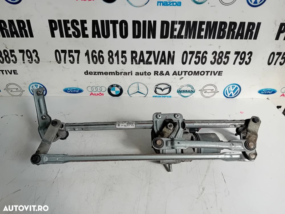 Ansamblu Motoras Stergatoare Vw Golf 6 VI Jetta Octavia 2 1K1955023H Volan Stanga Motor 1.6 Tdi CAY - 1