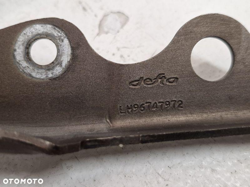 PEUGEOT 301 I 1 ZAWIASY MASKI PRZÓD KOMPLET LH96747972 RH96747971 - 6