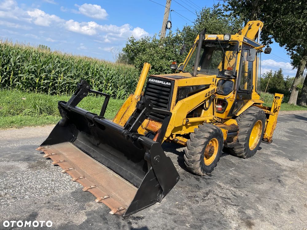 Caterpillar Koparko Ładowarka Cat 428B Caterpillar 428 Koparka Teleskop Krokodyl Widły - 18